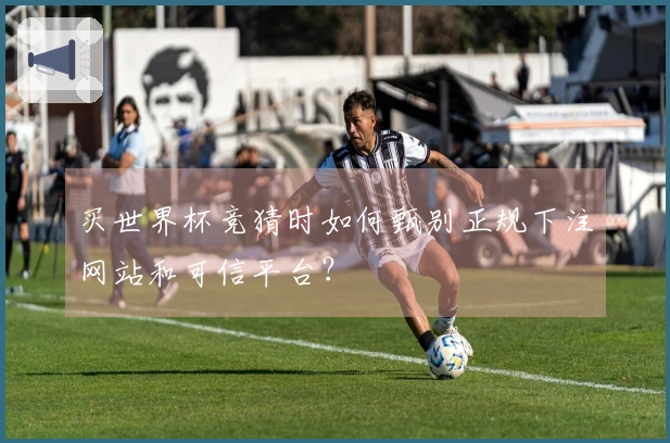 买世界杯竞猜时如何甄别正规下注网站和可信平台？